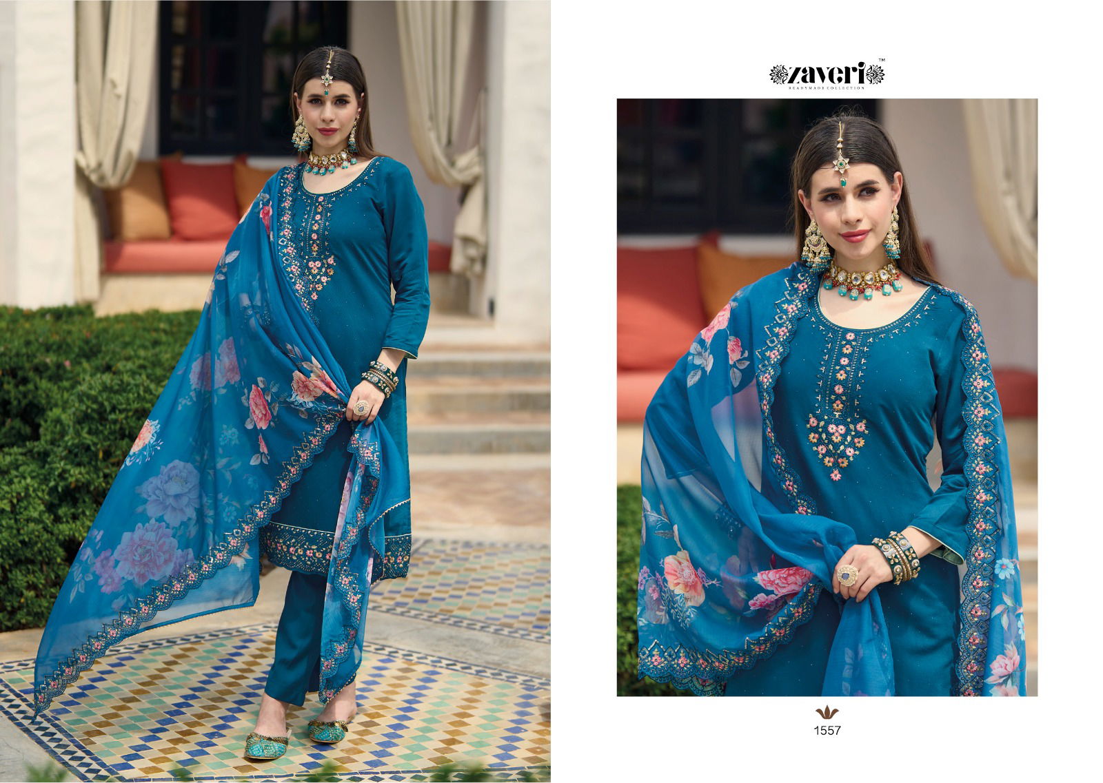 Sabway By Zaveri 1551-1554 Readymade Salwar Suits Catalog